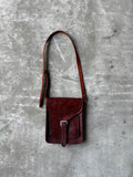 Brown Leather Bag Buckle Closure