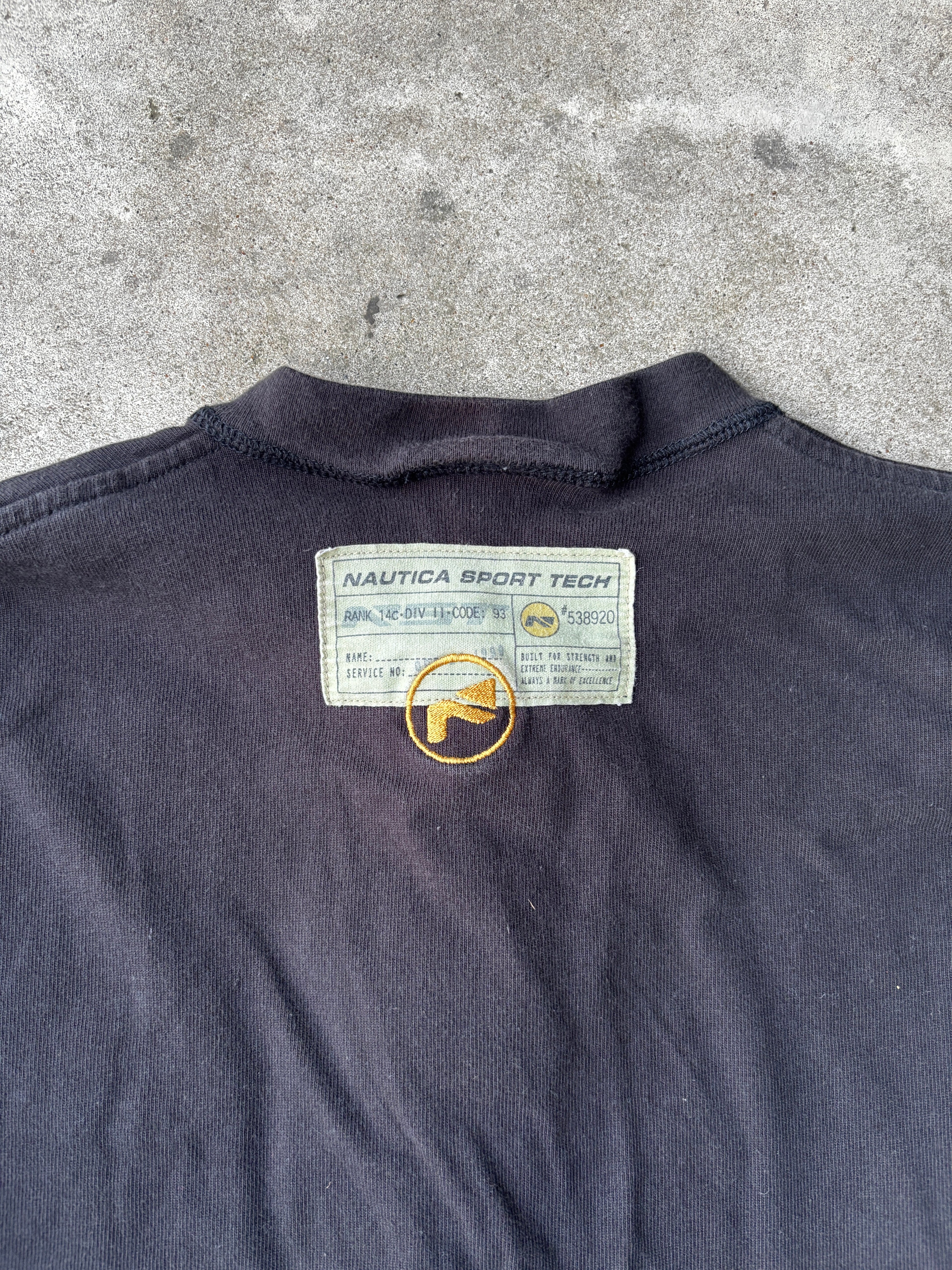 Long Sleeve Black Henley