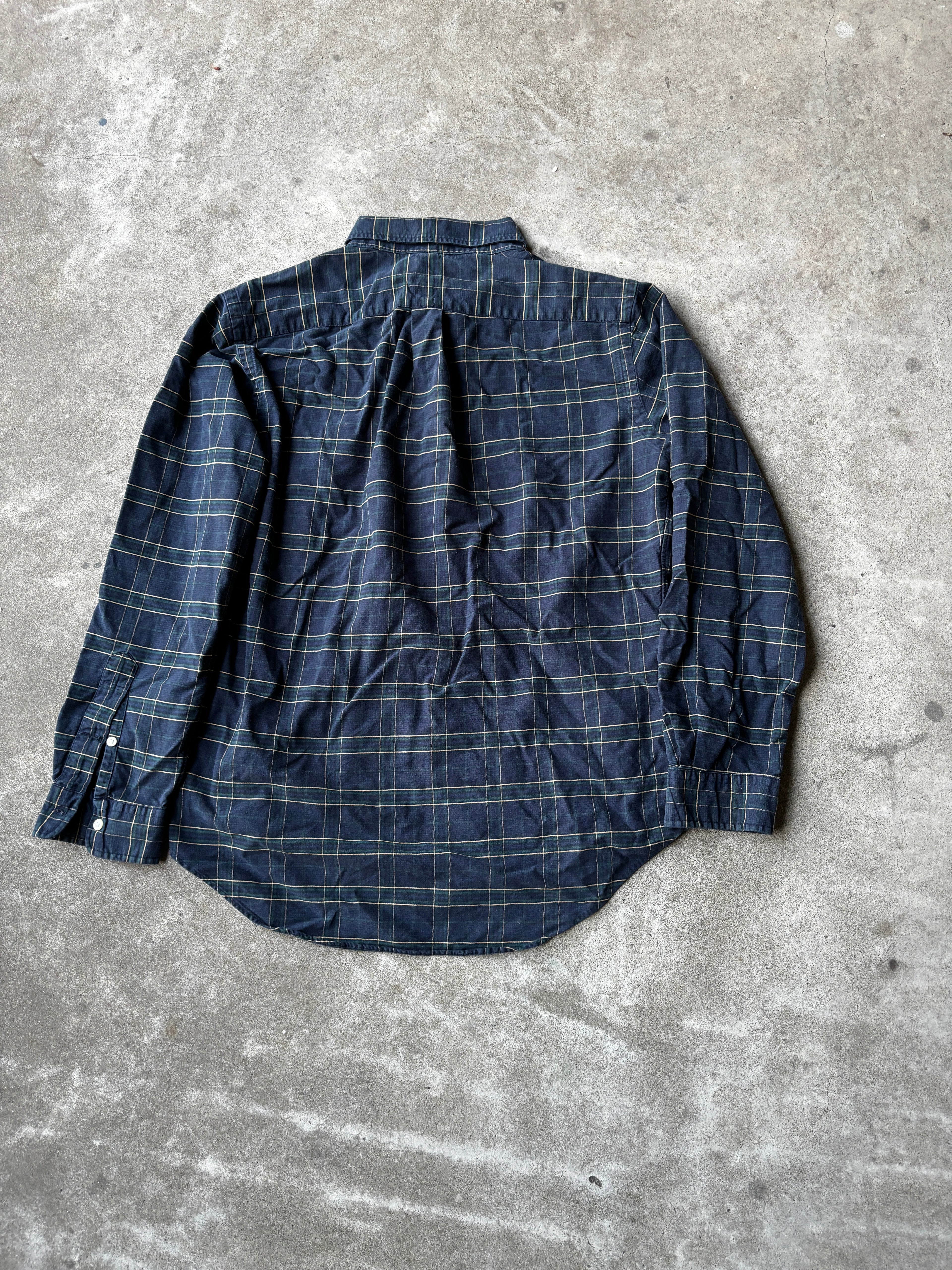 Long Sleeve Blue Button Down