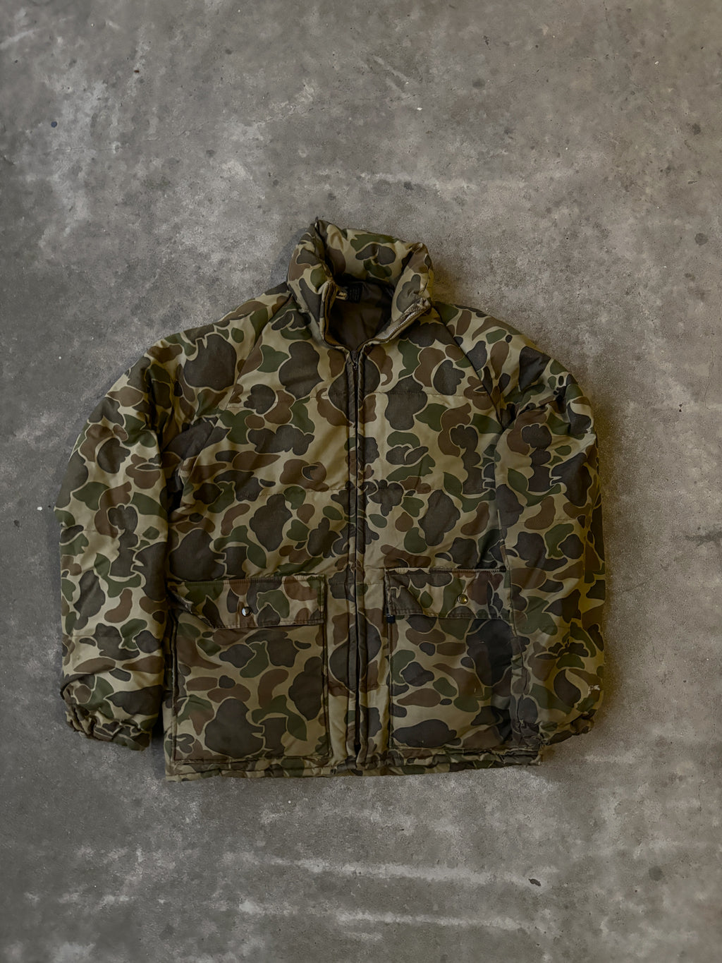 Duck Camo Zip Up