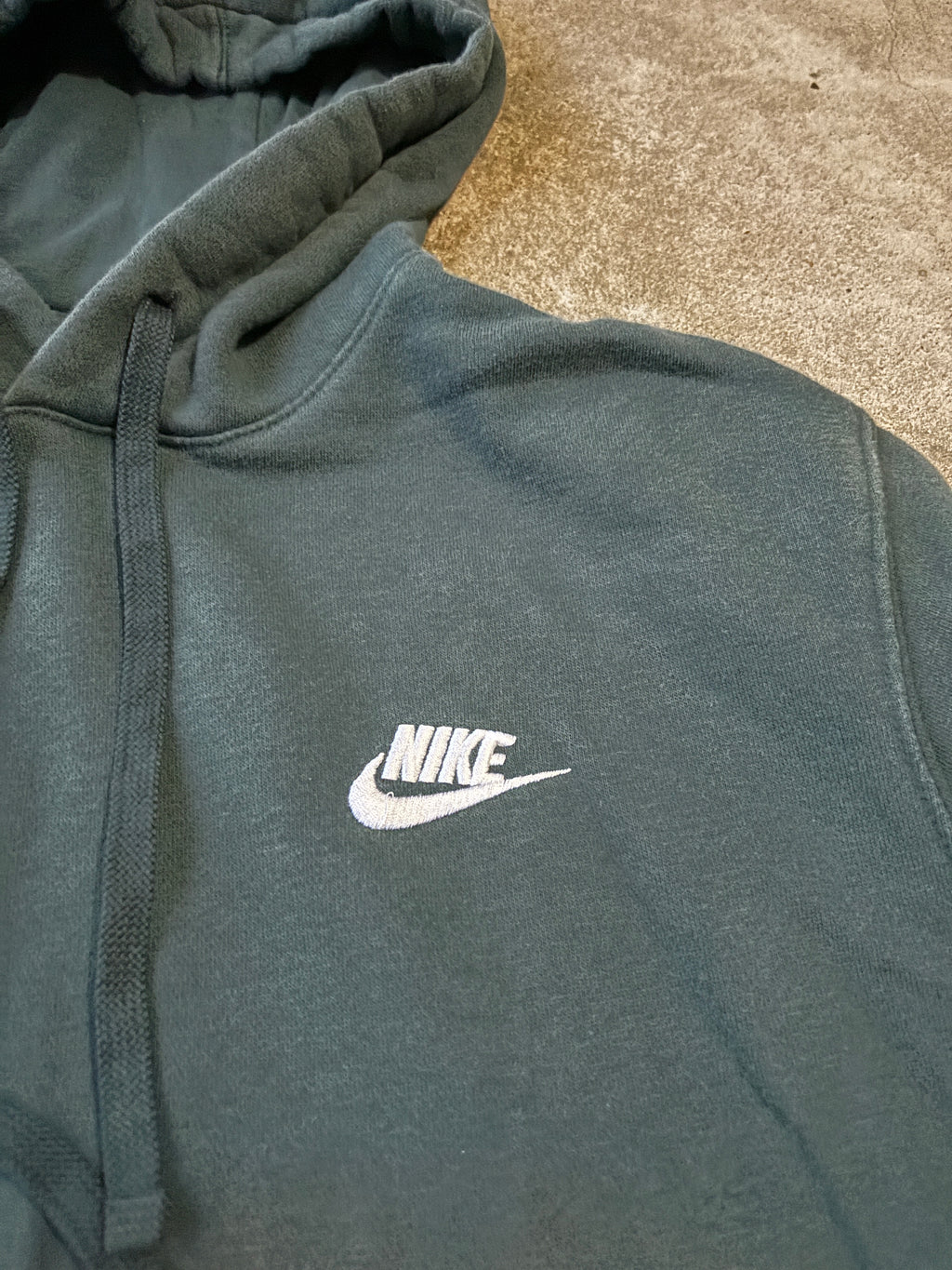 Navy Nike Logo Hoodie
