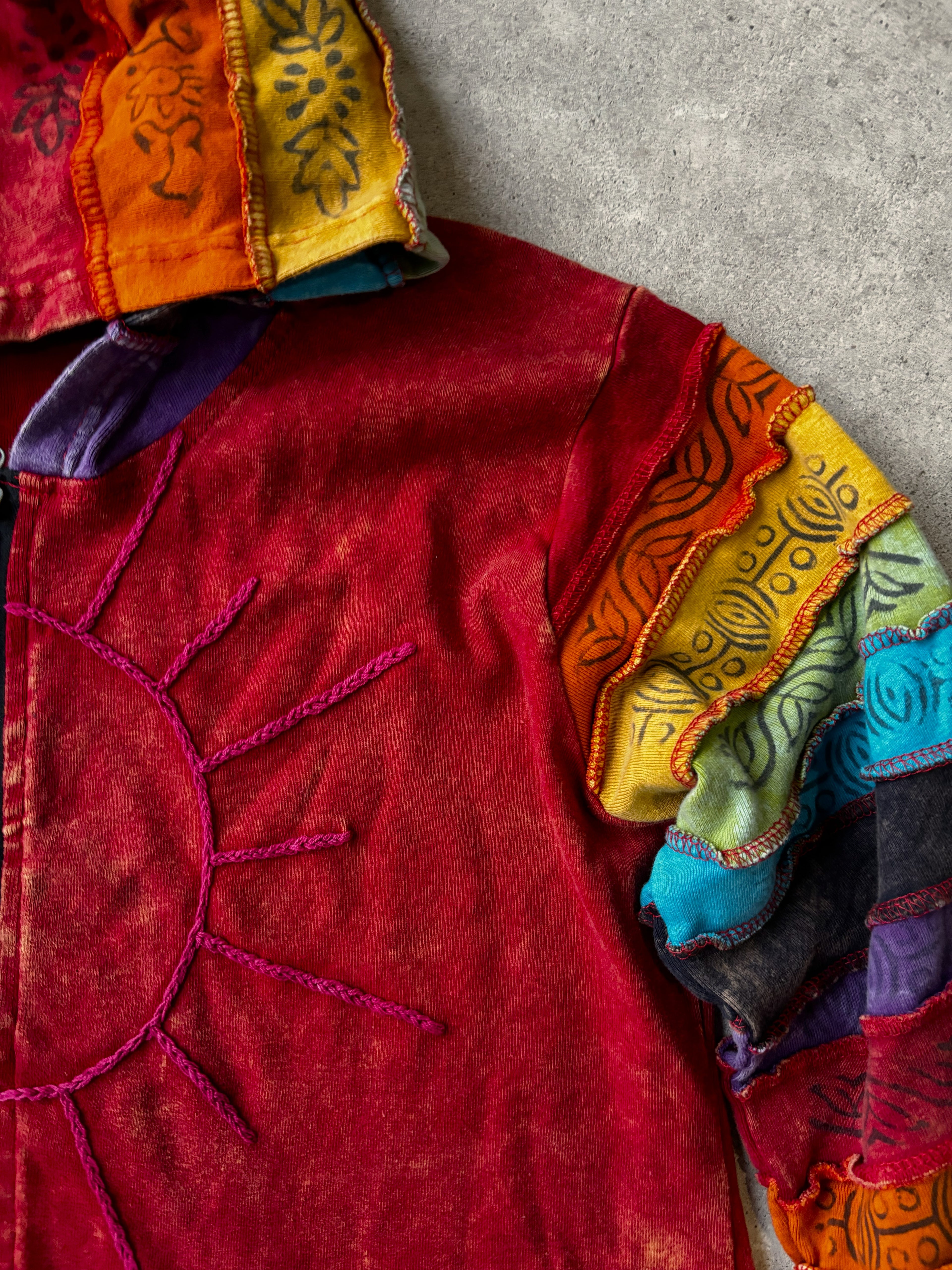 Boho Rainbow Zip Up
